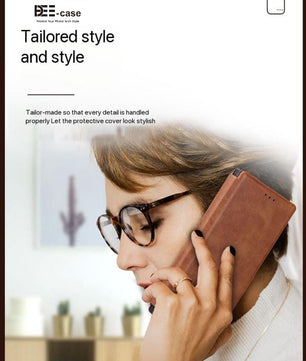 Samsung Galaxy S & N Series Sleek Design Flip Leather Cover
