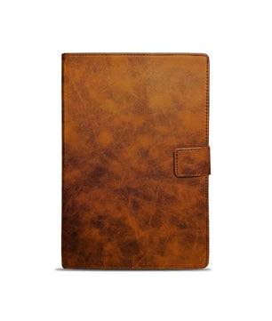 samsung-a8-flip-case-tablet-brown-front