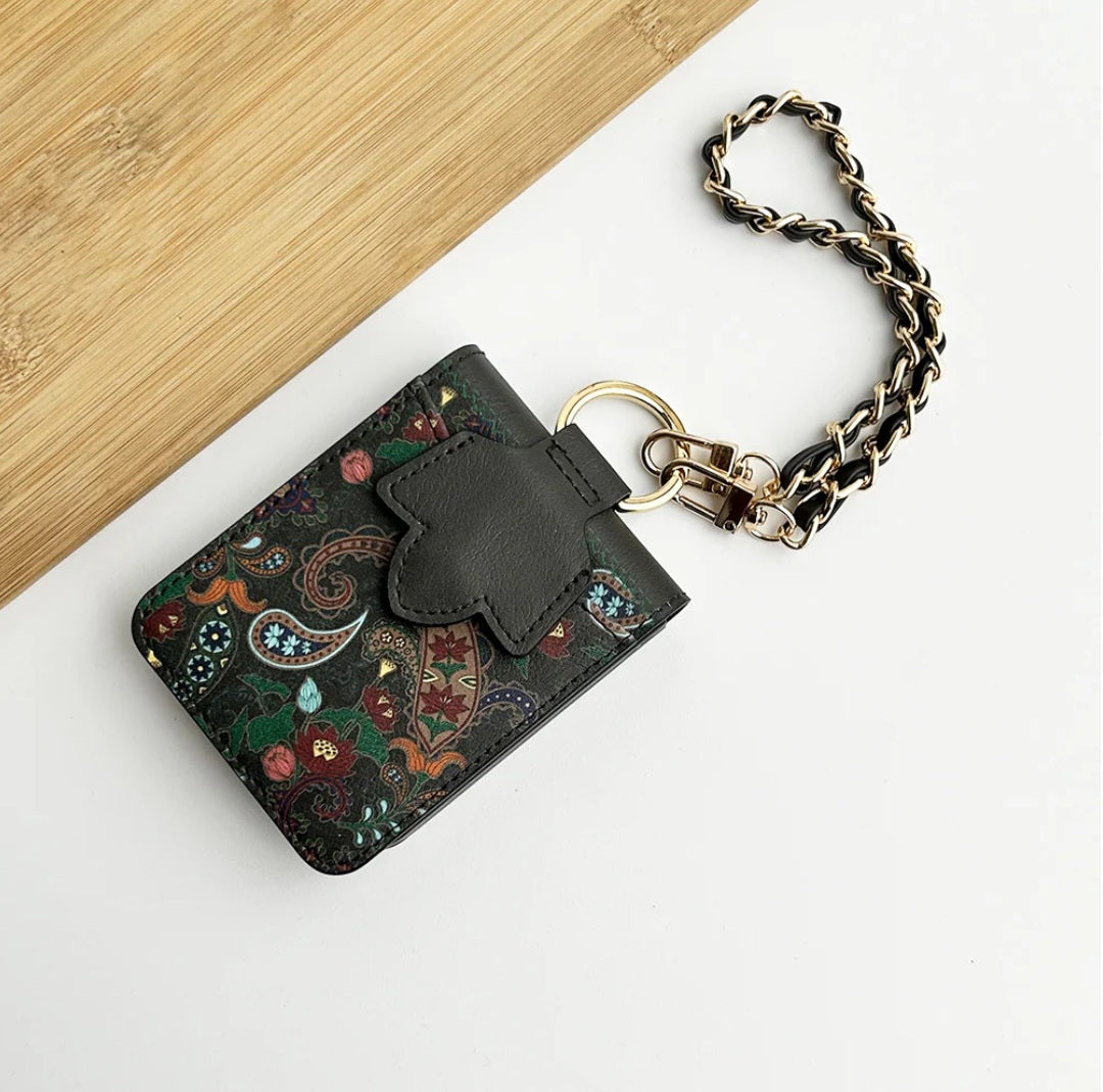 samsung-galaxy-z-flip-floral-printed-leather-case-black-back