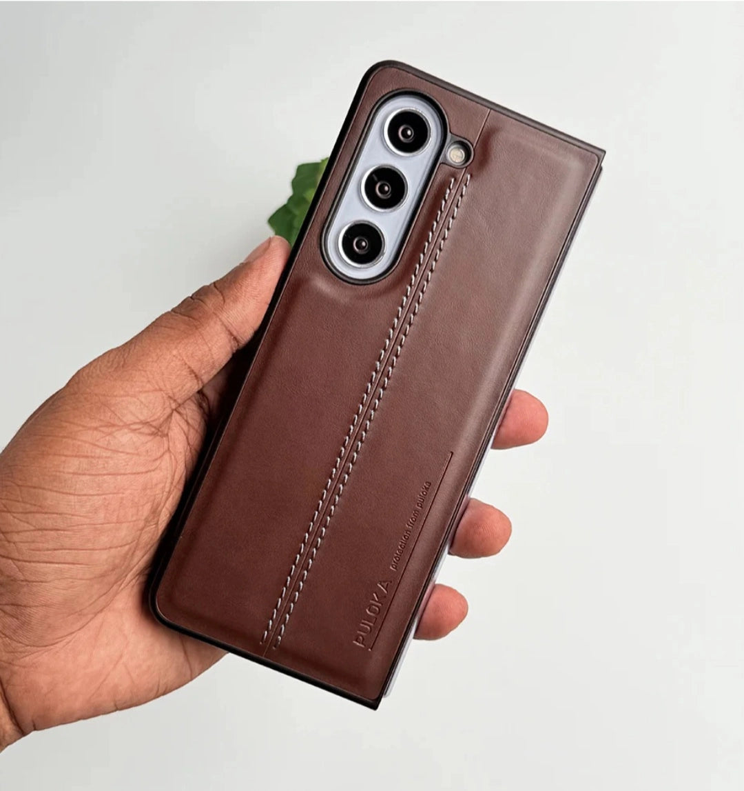 samsung-galaxy-z-fold-embroidered-line-case-brown