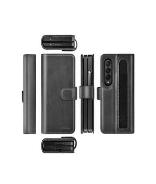 samsung-z-fold-flip-leather-case-black