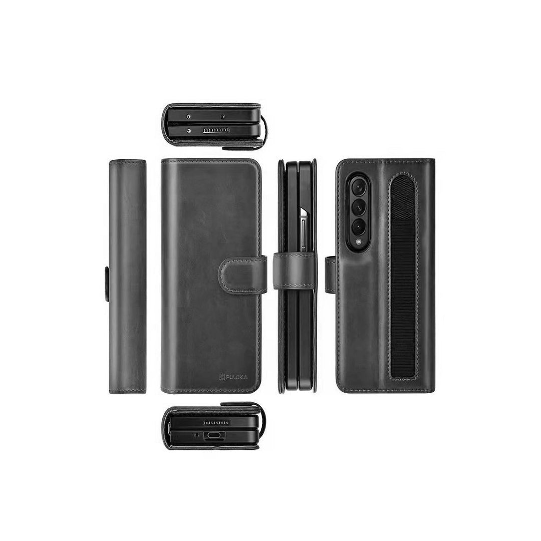 samsung-z-fold-flip-leather-case-black