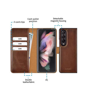 samsung-z-fold-flip-leather-case-brown-features