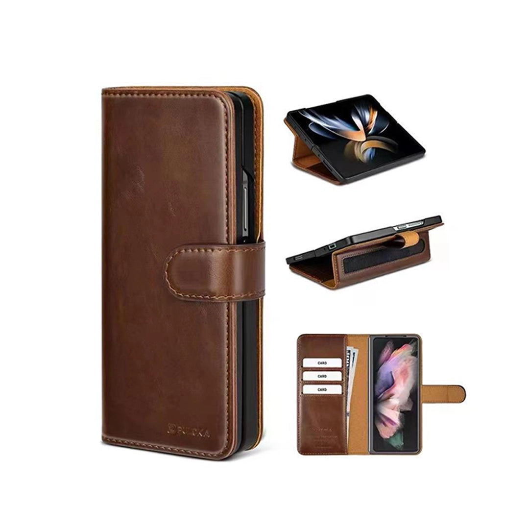 samsung-z-fold-flip-leather-case-brown-hero