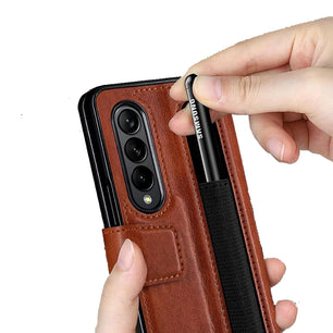 samsung-z-fold-flip-leather-cover-pen