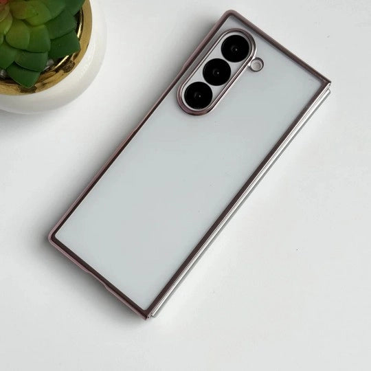 samsung-z-fold6-hard-electroplated-chrome-case-rose-gold