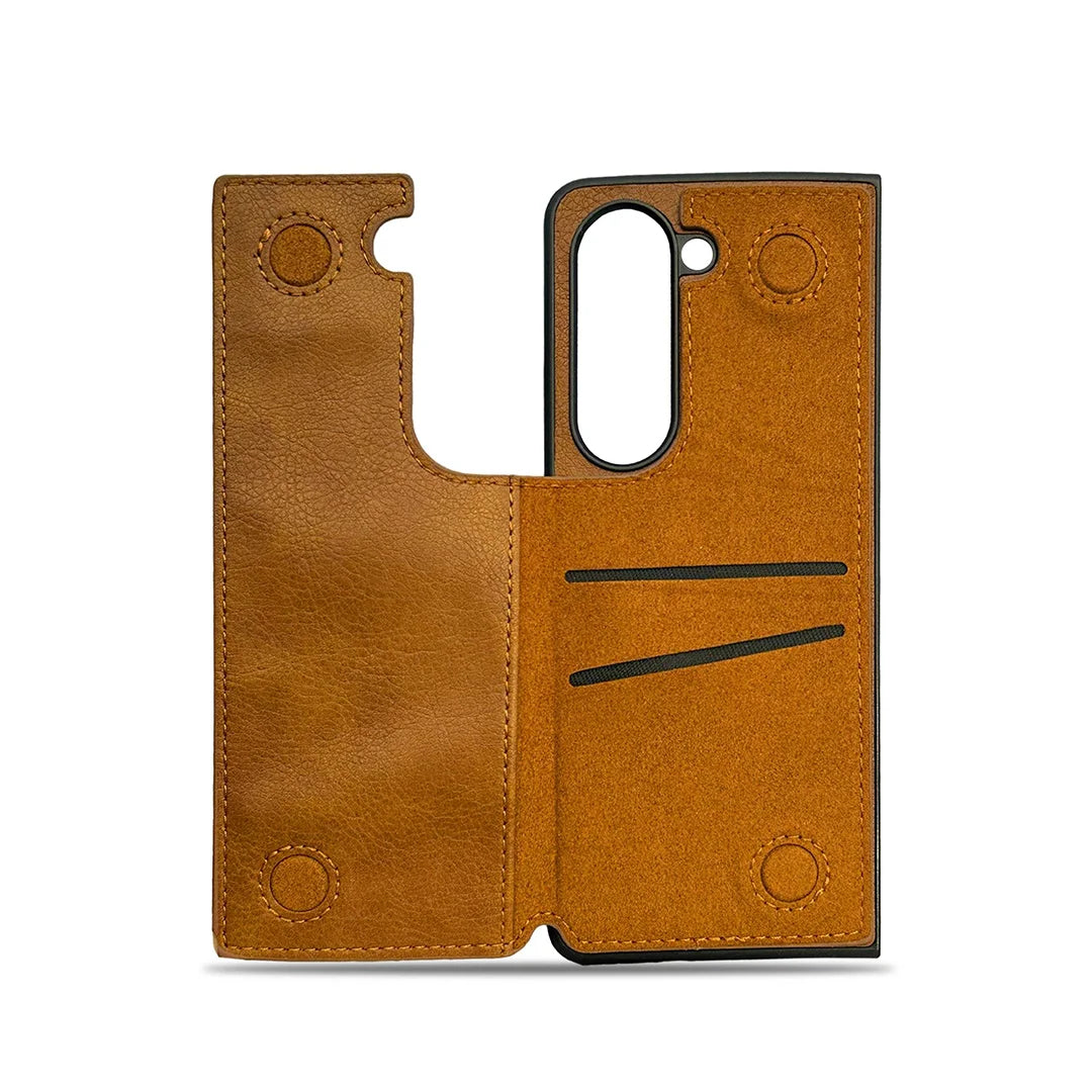 samsung-zfold4-slim-fit-leather-case-brown-pocket-view