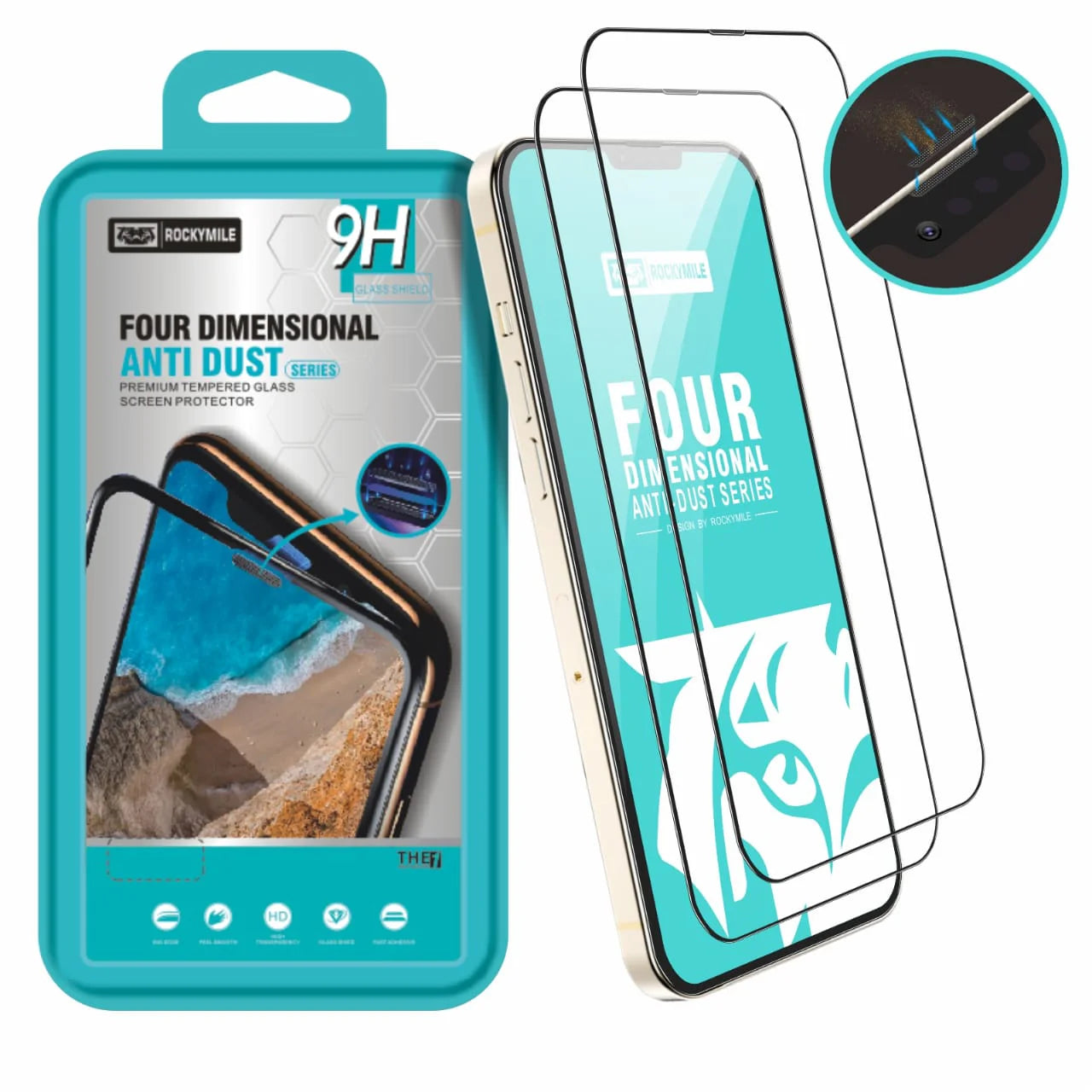 Rockymile iPhone Screen Protector Tempered Glass – The Case Store